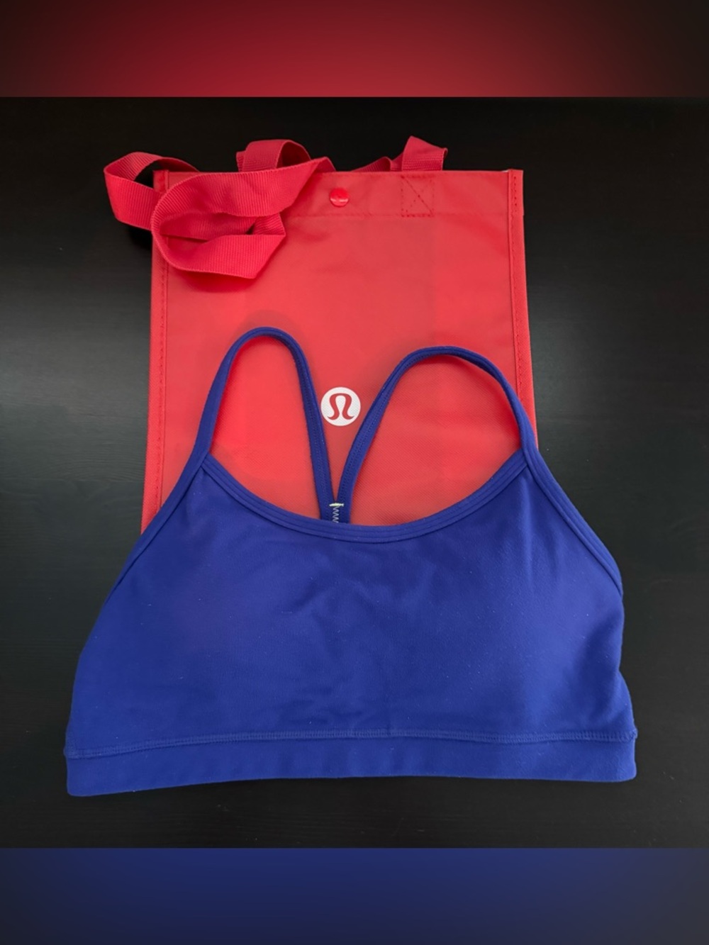 Lululemon Flow Y Bra & Bag